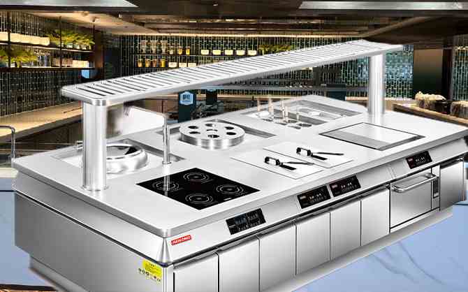 河南連鎖餐飲整體廚房展示圖片